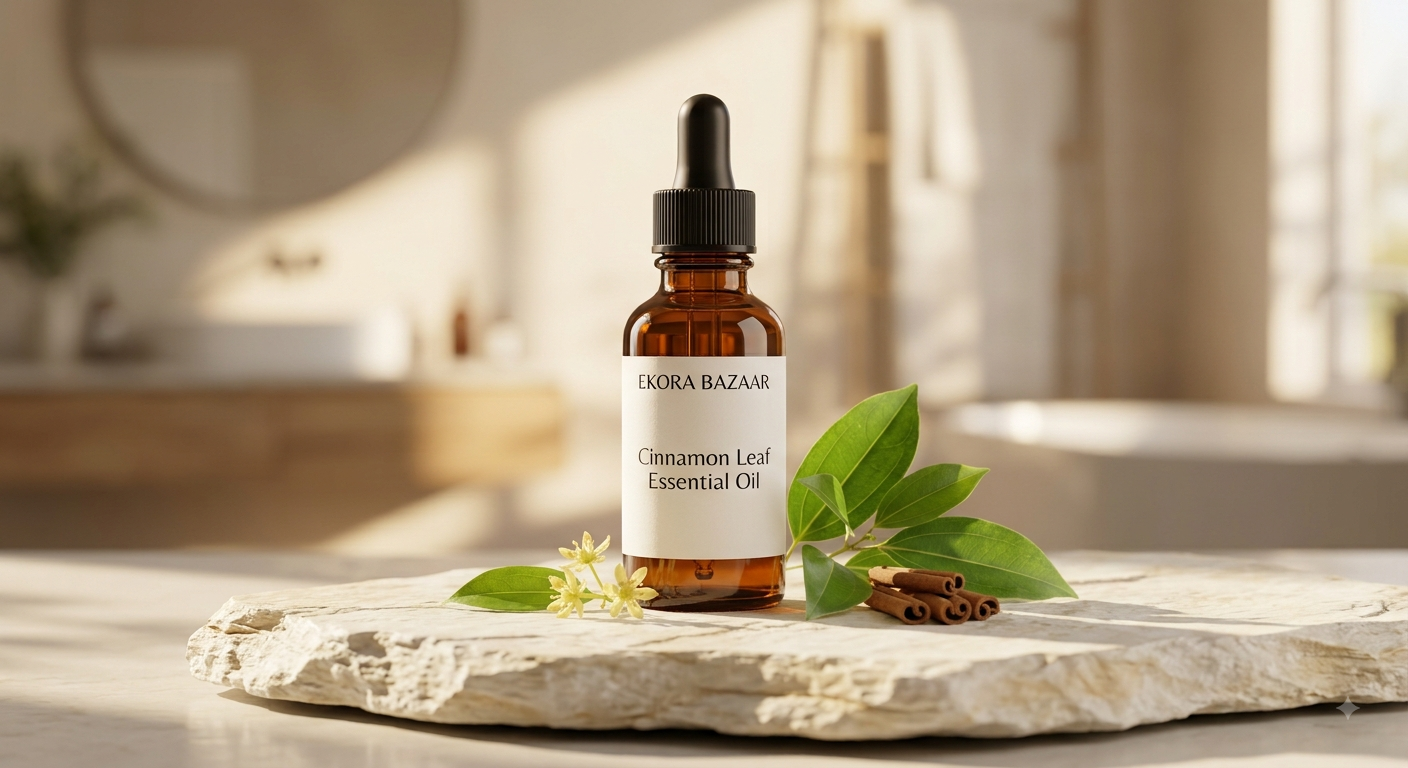 CINNAMON LEAF ESSENTIAL OIL 100% PURE, NATURAL & UNDILUTED OIL FOR SKIN CARE & HAIR CARE